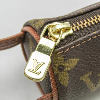 Pre-owned Louis Vuitton Etui À Balles De Golf Brown Canvas Clutch Bag ()