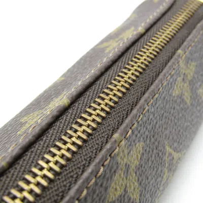 Pre-owned Louis Vuitton Etui À Balles De Golf Brown Canvas Clutch Bag ()