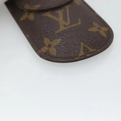 Pre-owned Louis Vuitton Etui À Lunettes Brown Canvas Wallet  ()