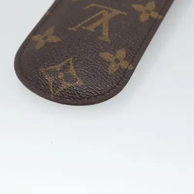 Pre-owned Louis Vuitton Etui À Lunettes Brown Canvas Wallet  ()