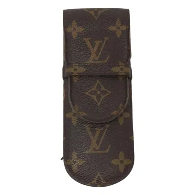Pre-owned Louis Vuitton Etui Stylo Brown Canvas Wallet  ()