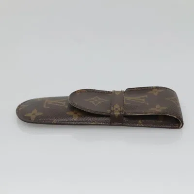 Pre-owned Louis Vuitton Etui Stylo Brown Canvas Wallet  ()