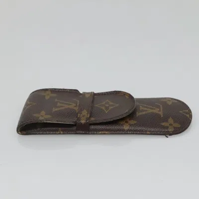 Pre-owned Louis Vuitton Etui Stylo Brown Canvas Wallet  ()