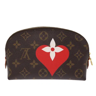 Pre-owned Louis Vuitton Game On Brown Canvas Clutch Bag ()