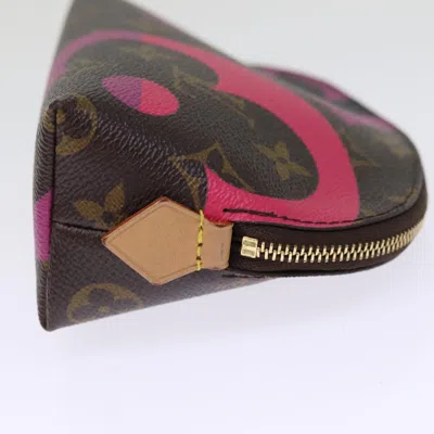 Pre-owned Louis Vuitton Game On Brown Canvas Clutch Bag ()