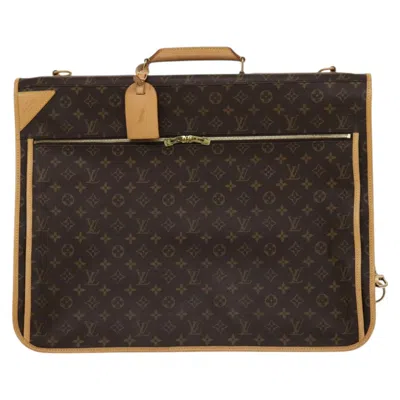 Pre-owned Louis Vuitton Garment Case Brown Canvas Travel Bag ()