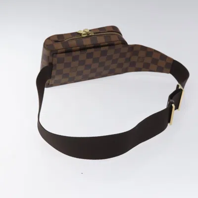 Pre-owned Louis Vuitton Geronimo Brown Canvas Shoulder Bag ()