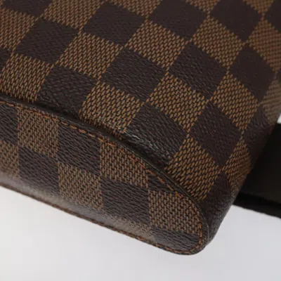 Pre-owned Louis Vuitton Geronimo Brown Canvas Shoulder Bag ()