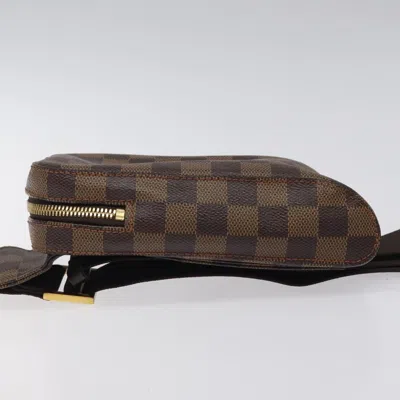 Pre-owned Louis Vuitton Geronimos Brown Canvas Clutch Bag ()