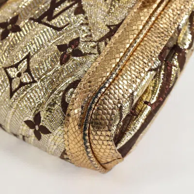 Pre-owned Louis Vuitton Gold Canvas Clutch Bag ()