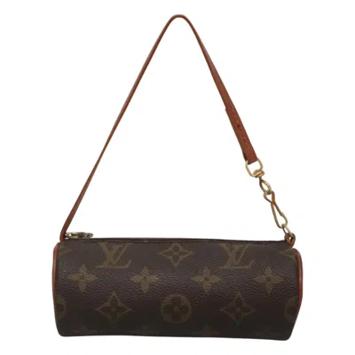 Pre-owned Louis Vuitton Mini Baby Papillon Brown Canvas Clutch Bag ()