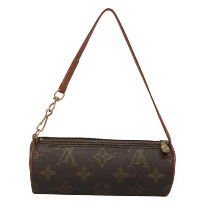 Pre-owned Louis Vuitton Mini Baby Papillon Brown Canvas Clutch Bag ()