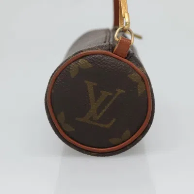 Pre-owned Louis Vuitton Mini Baby Papillon Brown Canvas Clutch Bag ()