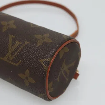 Pre-owned Louis Vuitton Mini Baby Papillon Brown Canvas Clutch Bag ()