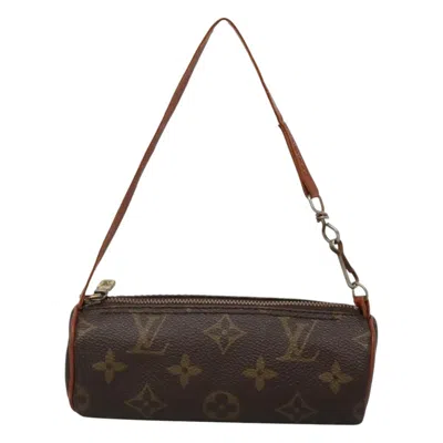 Pre-owned Louis Vuitton Mini Baby Papillon Brown Canvas Clutch Bag ()