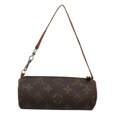 Pre-owned Louis Vuitton Mini Baby Papillon Brown Canvas Clutch Bag ()