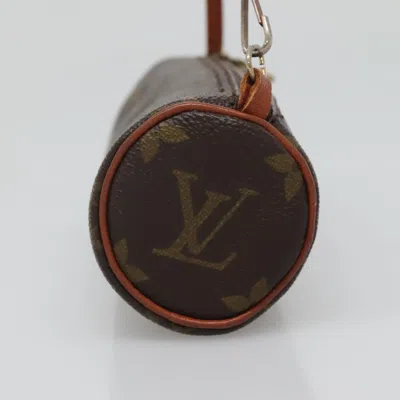 Pre-owned Louis Vuitton Mini Baby Papillon Brown Canvas Clutch Bag ()
