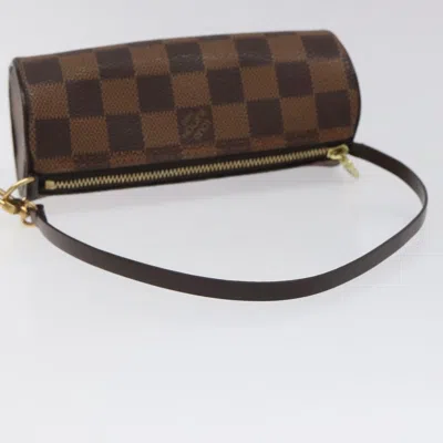 Pre-owned Louis Vuitton Mini Baby Papillon Brown Canvas Clutch Bag ()