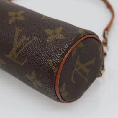 Pre-owned Louis Vuitton Mini Baby Papillon Brown Canvas Clutch Bag ()