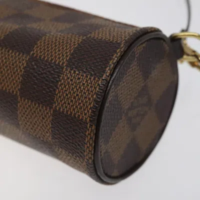 Pre-owned Louis Vuitton Mini Baby Papillon Brown Canvas Clutch Bag ()