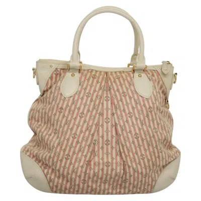 Pre-owned Louis Vuitton Mini Lin Pink Canvas Shoulder Bag ()
