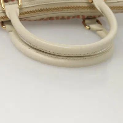 Pre-owned Louis Vuitton Mini Lin Pink Canvas Shoulder Bag ()