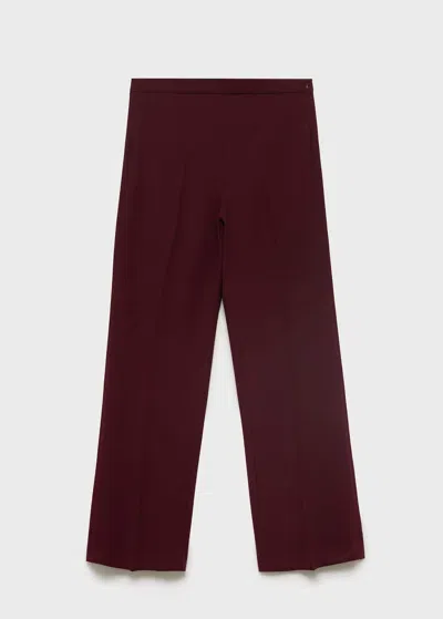 Mango Pantalon Grenat - Femme - 52 -
