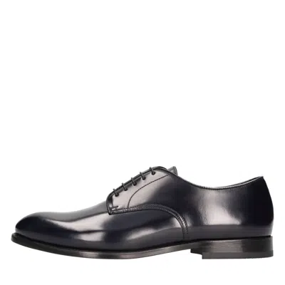 Doucal's Black Patent Leather Derby Lace-ups