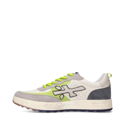 Premiata Low Shoes With Textured Upper