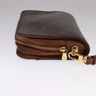 Pre-owned Louis Vuitton Orsay Brown Canvas Clutch Bag ()