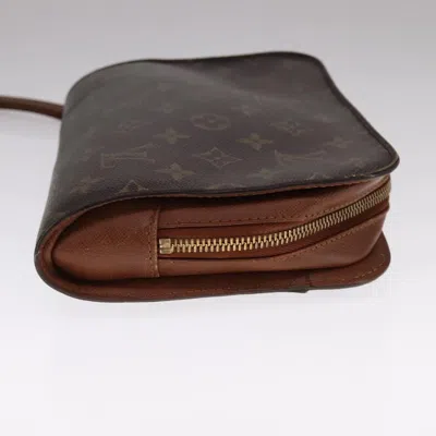 Pre-owned Louis Vuitton Orsay Brown Canvas Clutch Bag ()