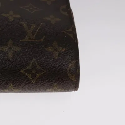 Pre-owned Louis Vuitton Orsay Brown Canvas Clutch Bag ()