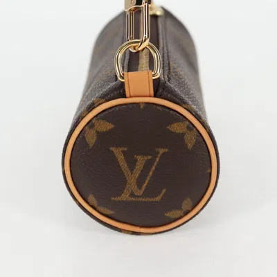 Pre-owned Louis Vuitton Papillon Brown Canvas Clutch Bag ()