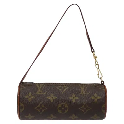 Pre-owned Louis Vuitton Papillon Brown Canvas Clutch Bag ()