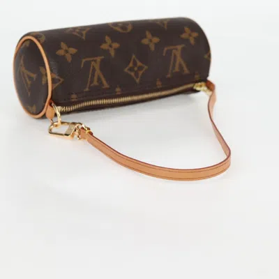 Pre-owned Louis Vuitton Papillon Brown Canvas Clutch Bag ()