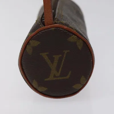 Pre-owned Louis Vuitton Papillon Brown Canvas Clutch Bag ()