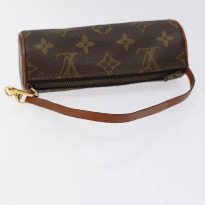 Pre-owned Louis Vuitton Papillon Brown Canvas Clutch Bag ()