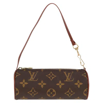Pre-owned Louis Vuitton Papillon Brown Canvas Clutch Bag ()