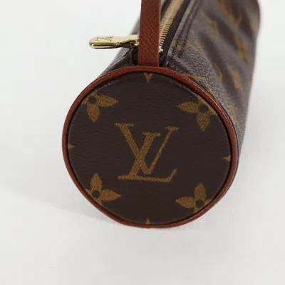 Pre-owned Louis Vuitton Papillon Brown Canvas Clutch Bag ()