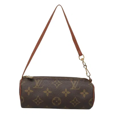 Pre-owned Louis Vuitton Papillon Brown Canvas Clutch Bag ()