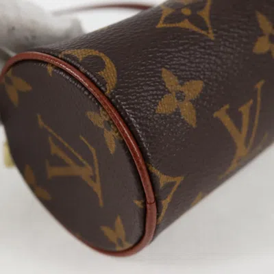 Pre-owned Louis Vuitton Papillon Brown Canvas Clutch Bag ()