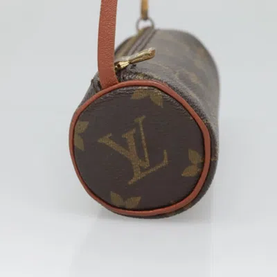 Pre-owned Louis Vuitton Papillon Brown Canvas Clutch Bag ()