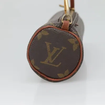 Pre-owned Louis Vuitton Papillon Brown Canvas Clutch Bag ()