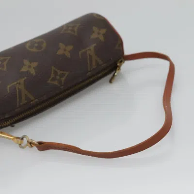 Pre-owned Louis Vuitton Papillon Brown Canvas Clutch Bag ()