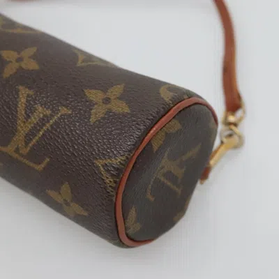 Pre-owned Louis Vuitton Papillon Brown Canvas Clutch Bag ()