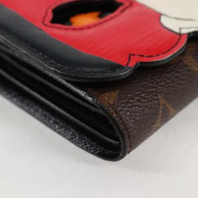 Pre-owned Louis Vuitton Portefeuille Victorine Brown Canvas Wallet  ()