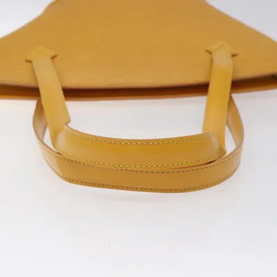Pre-owned Louis Vuitton Saint Jacques Yellow Leather Shoulder Bag ()