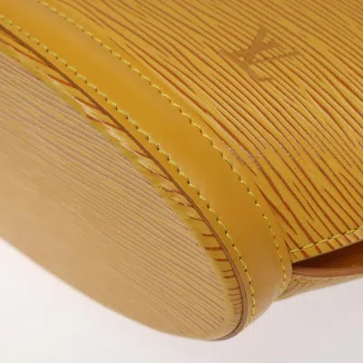 Pre-owned Louis Vuitton Saint Jacques Yellow Leather Shoulder Bag ()