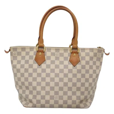 Pre-owned Louis Vuitton Saleya White Canvas Tote Bag ()