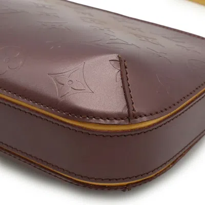 Pre-owned Louis Vuitton Violet Monogram Mat Leather Shoulder Bag ()